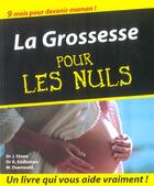 Couverture du livre « La grossesse pour les nuls » de Jonne Stone et K Eddleman aux éditions First