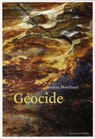 Couverture du livre « Geocide » de Moorhead Andrea aux éditions Noroit