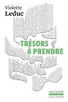 Couverture du livre « Trésors à prendre » de Violette Leduc aux éditions Gallimard