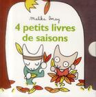 Couverture du livre « 4 petits livres de saisons » de Malika Doray aux éditions Ecole Des Loisirs