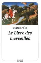 Couverture du livre « Le livre des merveilles » de Marco Polo aux éditions Ecole Des Loisirs