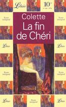 Couverture du livre « La fin de chéri » de Colette aux éditions J'ai Lu