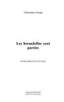 Couverture du livre « Les hirondelles sont parties » de Christaline Ocean aux éditions Editions Le Manuscrit