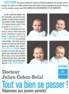 Couverture du livre « Tout va bien se passer » de Julien Cohen-Solal aux éditions Bayard