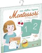 Couverture du livre « Mes chiffres rugueux montessori » de Celine Santini aux éditions Grund