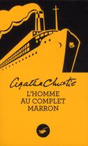 Couverture du livre « L'homme au complet marron » de Agatha Christie aux éditions Editions Du Masque