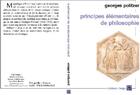 Couverture du livre « Principes élémentaires de philosophie » de Georges Politzer aux éditions Delga