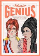 Couverture du livre « Music genius playing cards » de Lee Rik aux éditions Laurence King