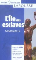 Couverture du livre « L'île des esclaves » de Pierre De Marivaux aux éditions Larousse