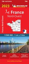 Couverture du livre « France Nord-Ouest (édition 2023) » de Collectif Michelin aux éditions Michelin