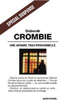 Couverture du livre « Une affaire très personnelle » de Deborah Crombie aux éditions Albin Michel