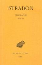 Couverture du livre « Geographie t5 l8 » de Strabon aux éditions Belles Lettres