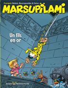 Couverture du livre « Marsupilami Tome 14 : un fils en or » de Batem et Olivier Saive et Andre Franquin et Jean-Michel Bourcquardez aux éditions Dupuis