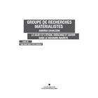 Couverture du livre « Le sujet et l'étude ; idéologie et savoir dans le discours maoïste » de Andrea Cavazzini aux éditions Le Clou Dans Le Fer