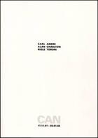 Couverture du livre « Can : Carl Andre, Alan Charlton, Niele Toroni » de  aux éditions Jrp / Ringier