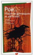 Couverture du livre « Histoires grotesques et sérieuses » de Edgar Allan Poe aux éditions Flammarion