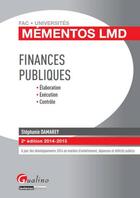Couverture du livre « Finances publiques 2014-2015 » de Stephanie Damarey aux éditions Gualino