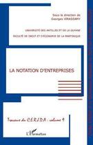 Couverture du livre « La notation d'entreprises » de Georges Virassamy aux éditions Editions L'harmattan