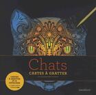 Couverture du livre « Livre à gratter ; chats » de  aux éditions Marabout