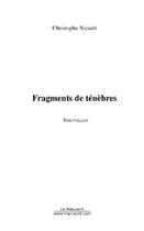 Couverture du livre « Fragments de tenebres » de Christophe Nicault aux éditions Editions Le Manuscrit