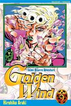 Couverture du livre « Jojo's bizarre adventure - saison 5 ; golden wind Tome 9 » de Hirohiko Araki aux éditions Delcourt