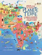 Couverture du livre « Planète Terre ; atlas pour les enfants ; cartes et vidéos pour découvrir le monde et l'espace » de Enrico Lavagno et Sacco Et Vallarino aux éditions Nuinui Jeunesse