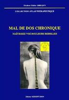 Couverture du livre « Mal de dos chronique » de Mrejen aux éditions Cediat Mediffusion