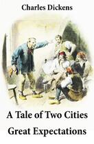 Couverture du livre « A tale of two cities ; great expectations » de Charles Dickens aux éditions E-artnow