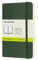 Couverture du livre « Carnet blanc poche souple vert myrte » de  aux éditions Moleskine