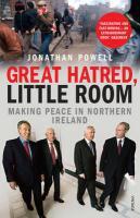 Couverture du livre « Great Hatred, Little Room » de Powell Jonathan aux éditions Random House Digital