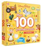 Couverture du livre « Disney baby - mes 100 premiers mots - la ferme » de  aux éditions Disney Hachette