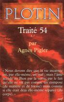 Couverture du livre « Plotin - Traité 54 I,7 » de Plotin/Pigler Agnes aux éditions Cerf