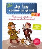 Couverture du livre « JE LIS COMME UN GRAND ; histoires de détectives, d'agents et d'espions » de  aux éditions Fleurus