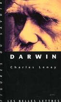 Couverture du livre « Darwin » de Charles Lenay aux éditions Belles Lettres