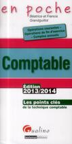 Couverture du livre « Comptable 2013-2014 (5e édition) » de Beatrice Grandguillot et Francis Grandguillot aux éditions Gualino