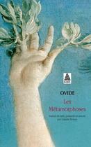 Couverture du livre « Les métamorphoses » de Ovide aux éditions Editions Actes Sud