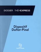 Couverture du livre « Dispositif Duflot » de Redaction Efl aux éditions Lefebvre