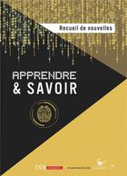 Couverture du livre « Apprendre et savoir » de  aux éditions Books On Demand