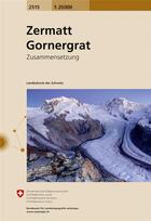 Couverture du livre « Zermatt-gornergrat » de  aux éditions Ofts