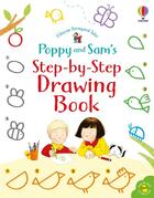 Couverture du livre « Poppy and sam's step-by-step drawing book » de Sam Taplin et Kate Rimmer aux éditions Usborne