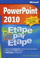 Couverture du livre « Powerpoint 2010 » de Joan Preppernau et Joyce Cox aux éditions Microsoft Press
