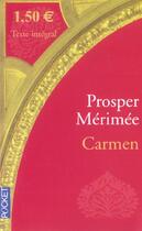 Couverture du livre « Carmen » de Prosper Merimee aux éditions Pocket