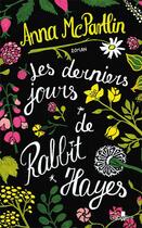 Couverture du livre « Les derniers jours de Rabbit Hayes » de Anna Mcpartlin aux éditions Gabelire