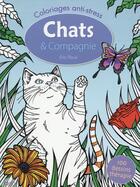 Couverture du livre « Coloriages ; chats & compagnie » de Eric Roux aux éditions Ideo