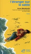 Couverture du livre « L'etranger sur le sable » de Mackenzie Anna aux éditions Thierry Magnier