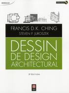 Couverture du livre « Dessin de design architectural 2 ed » de Ching Francis D aux éditions Modulo