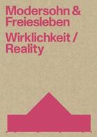Couverture du livre « Modersohn and freiesleben reality /anglais/allemand » de Modersohn Johannes/F aux éditions Park Books