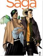 Couverture du livre « Saga Tome 1 » de Fiona Staples et Brian K. Vaughan aux éditions Urban Comics
