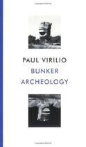 Couverture du livre « Bunker archeology » de Virilio Paul aux éditions Princeton Architectural