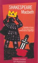 Couverture du livre « Macbeth » de William Shakespeare aux éditions Flammarion